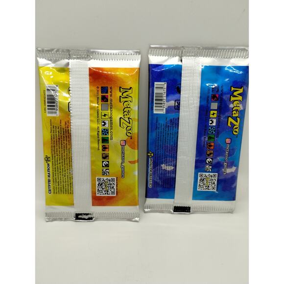 Lot of 2 Unopened META-ZOO Non-Sport Trading Cards Booster Packs - Picture 2 of 3